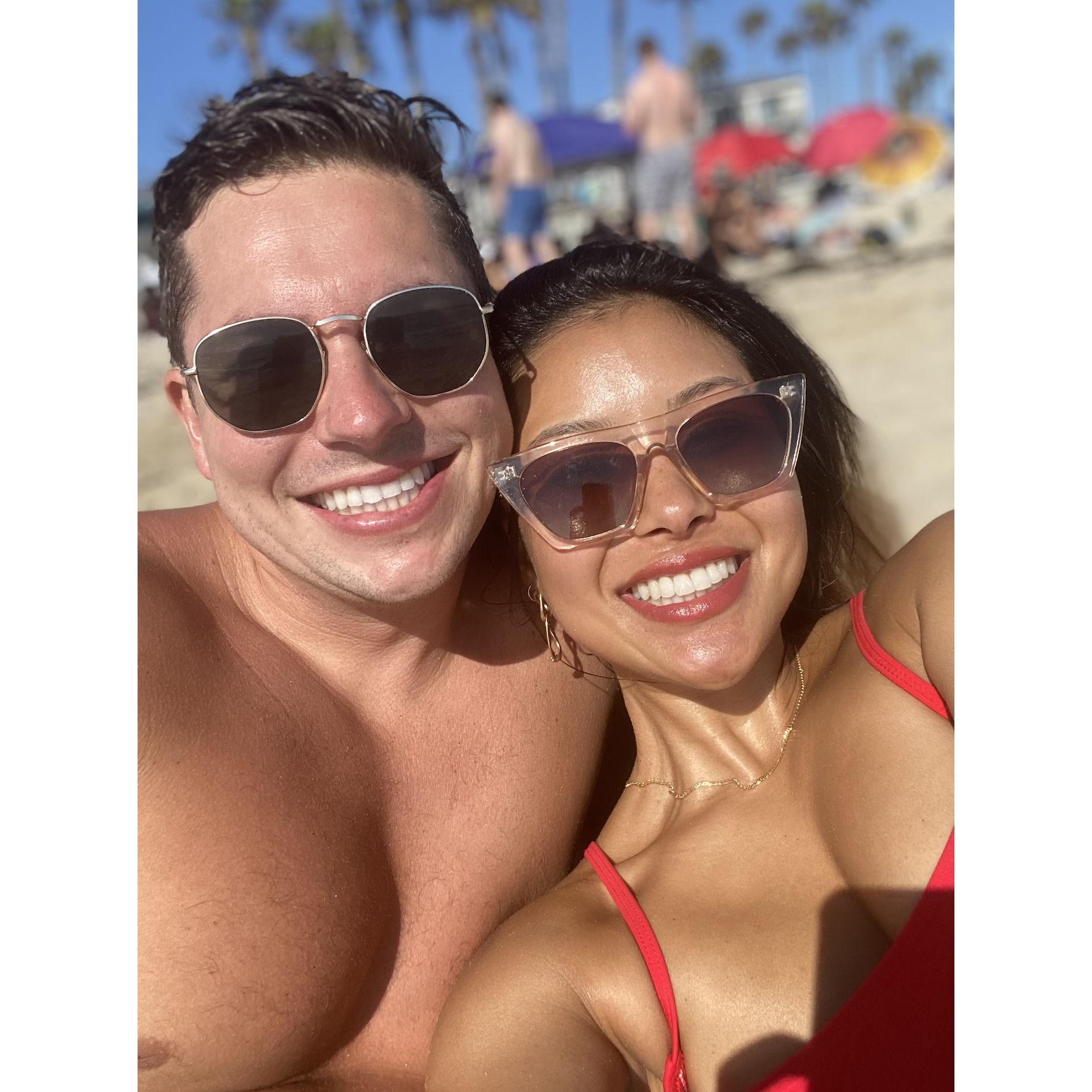 june 2022. liz visits markus in san diego for the first time.