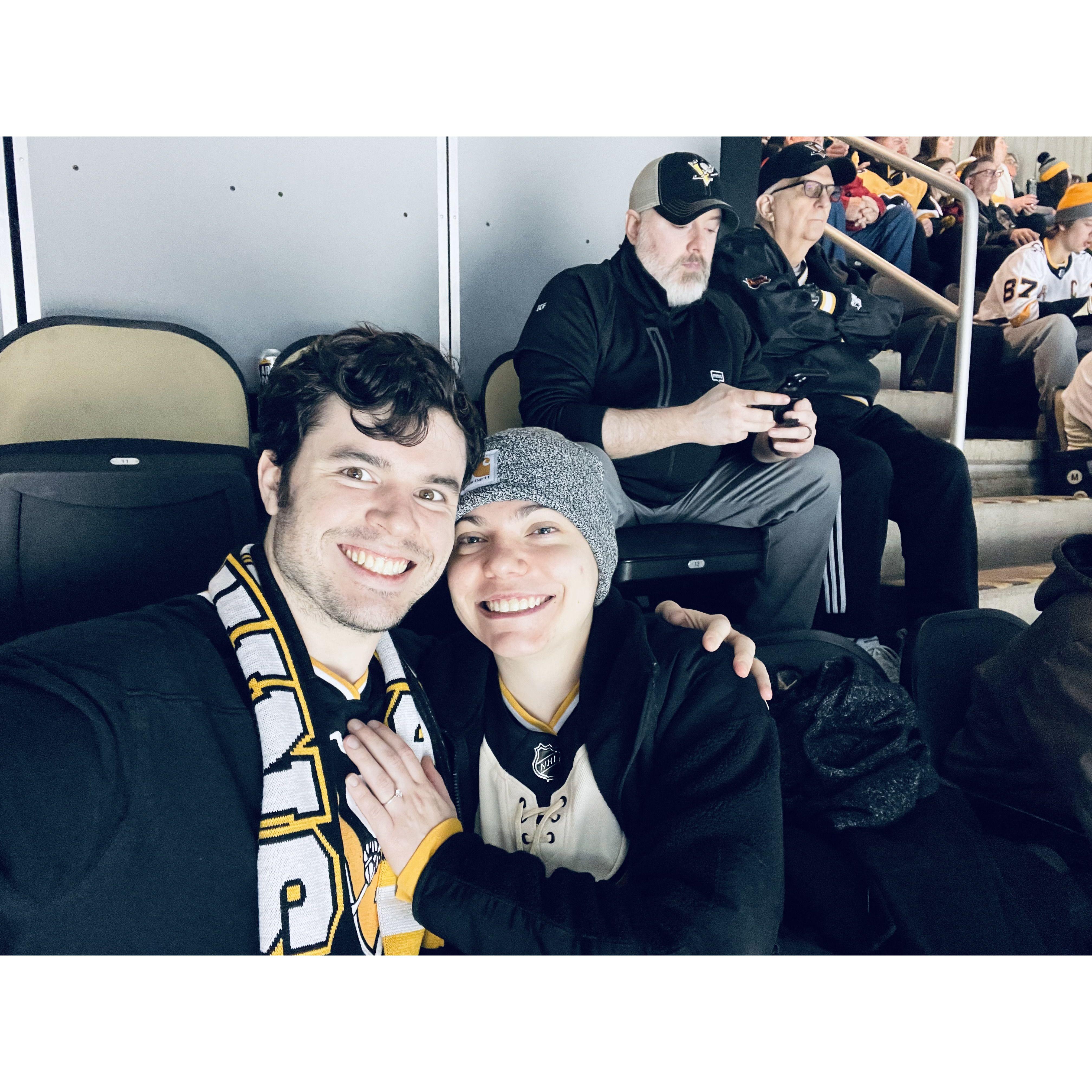Our First Penguins Game