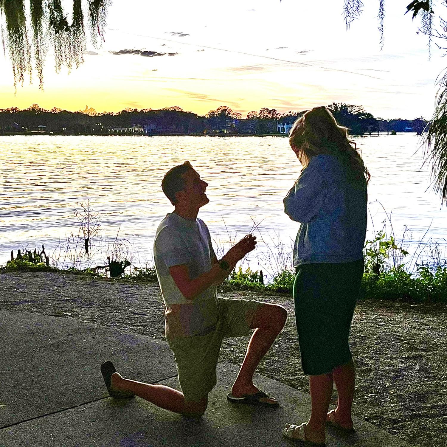 February 10, 2024 - The best day ever! Vinny proposed on a trip to Florida.