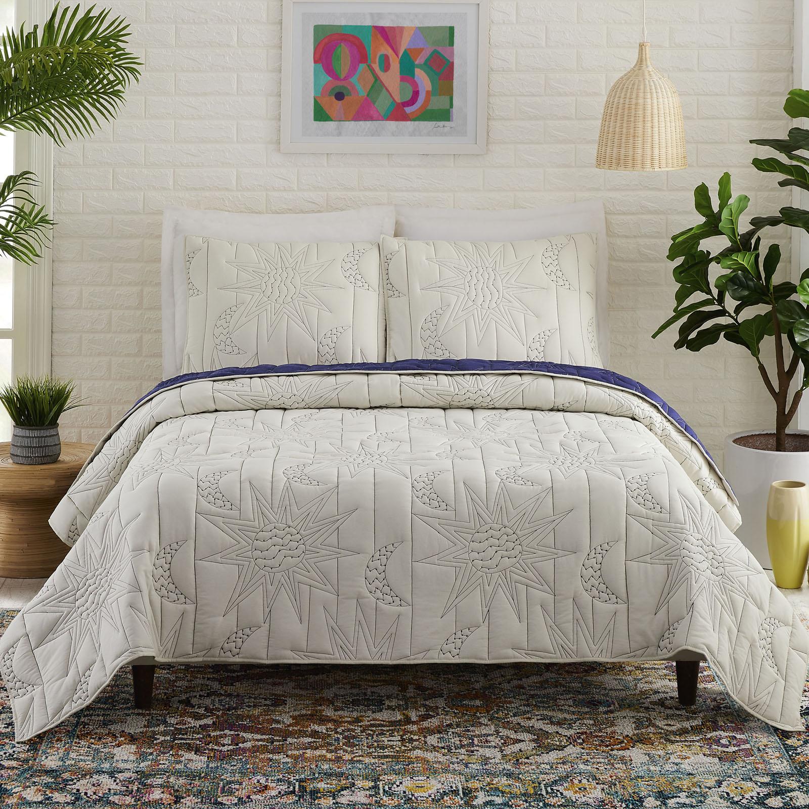 Jungalow by Justina Blakeney, Sun & Moon 3-Piece Quilt Set | Zola