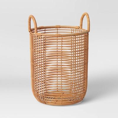 11" x 15" Rattan Basket with Handle Natural - Opalhouse™