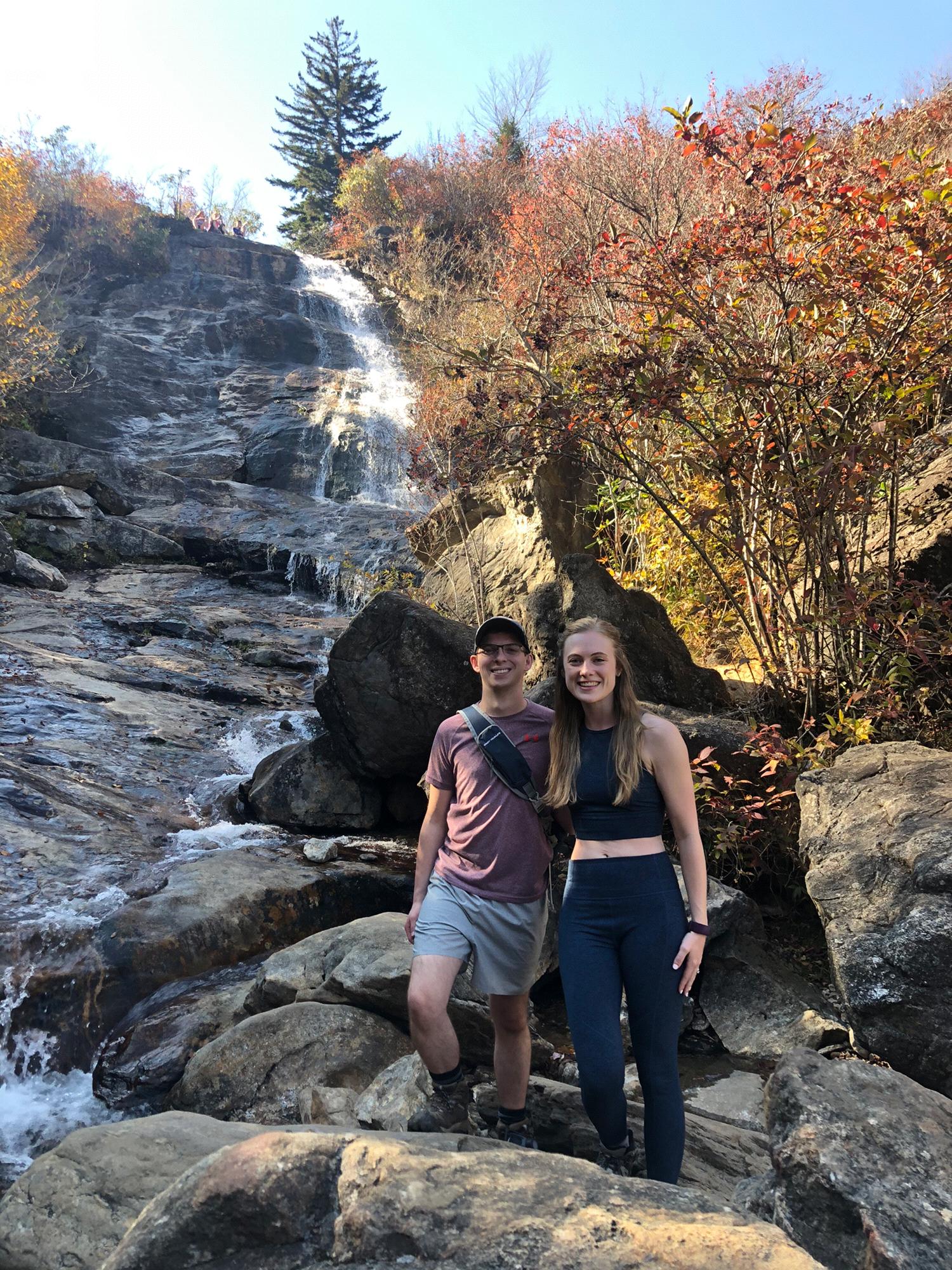 Hiking in Asheville, NC. October 2020.