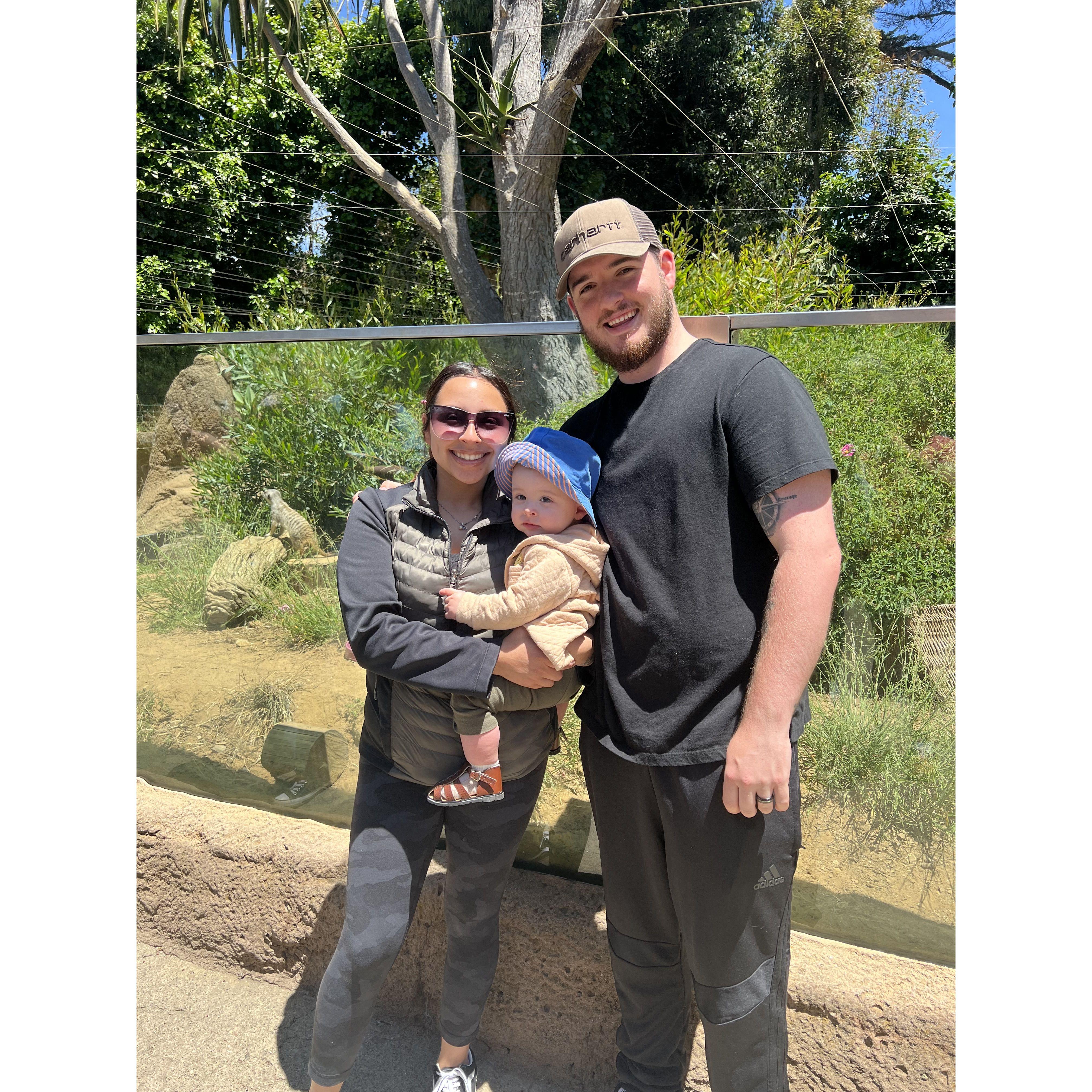First Father's Day at the zoo