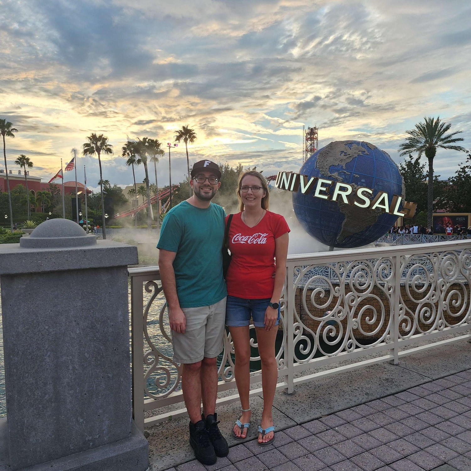 Hannah's first time at Universal Studios