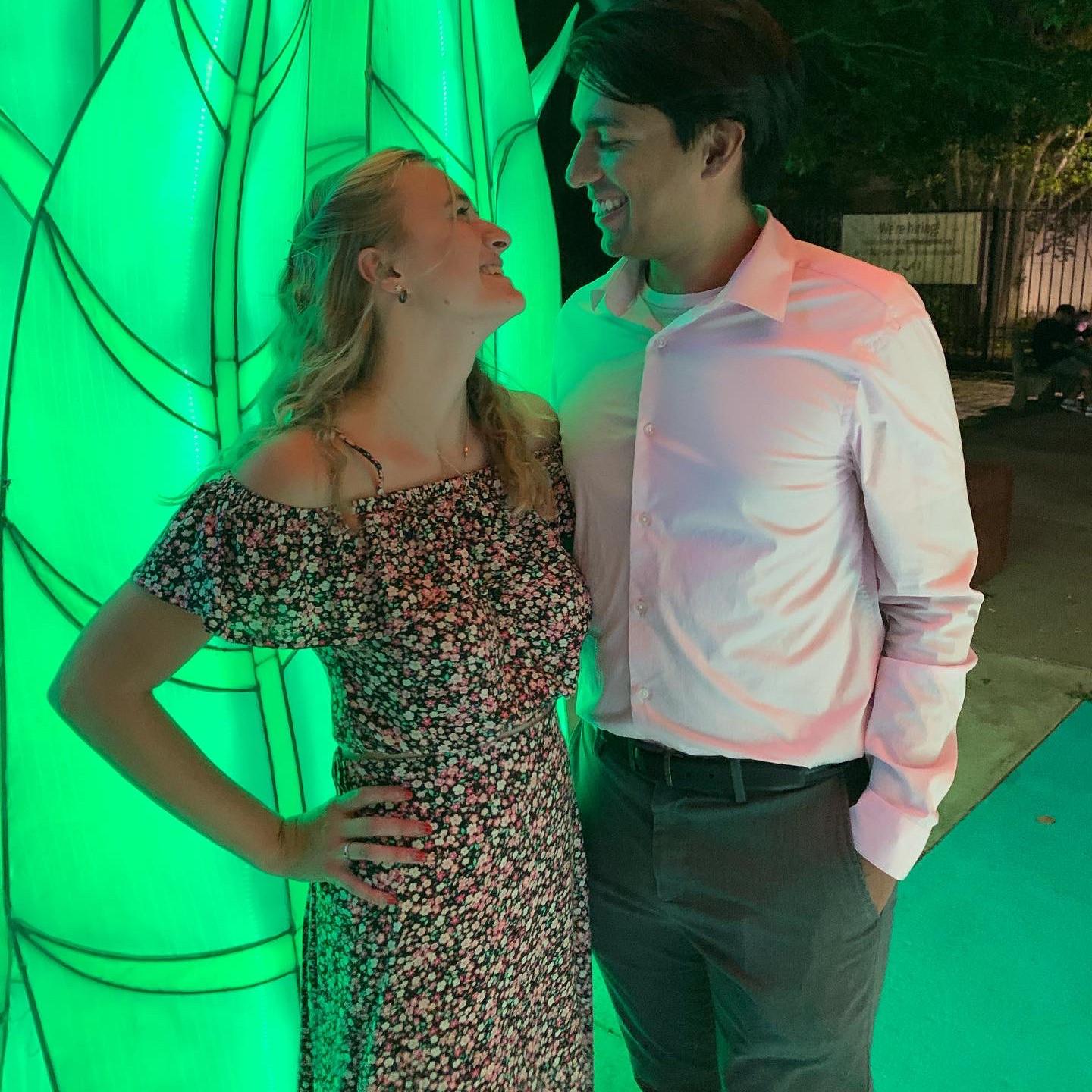 In August, we visited the Franklin Park Zoo for the light show!
