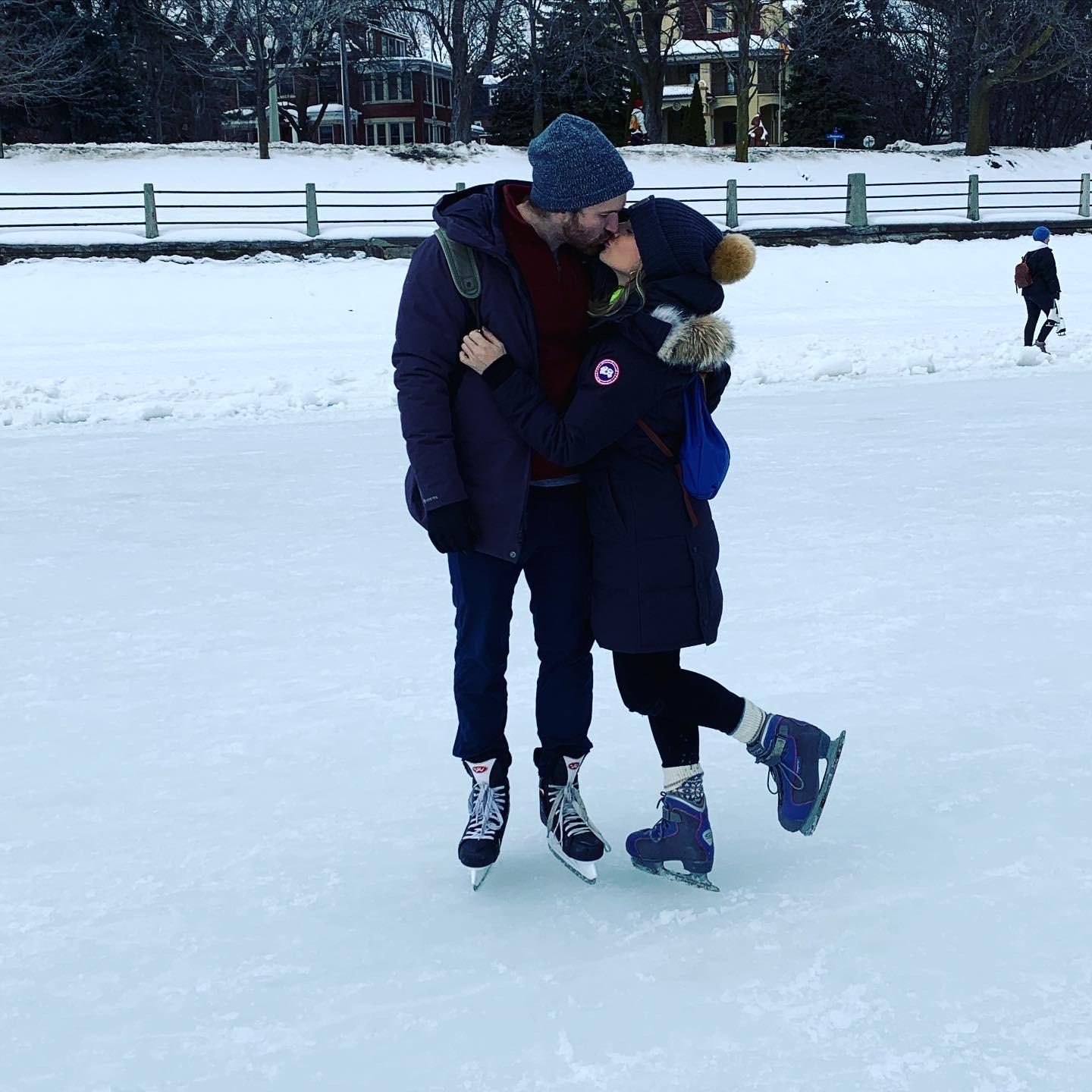 Moments before we got engaged!