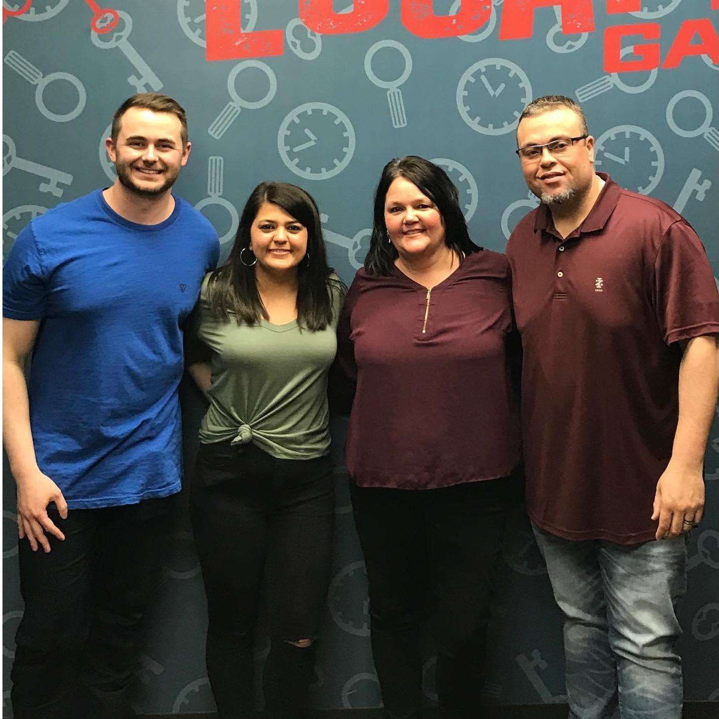 Konner met Syd's parents for the first time. We went to a an escape room!