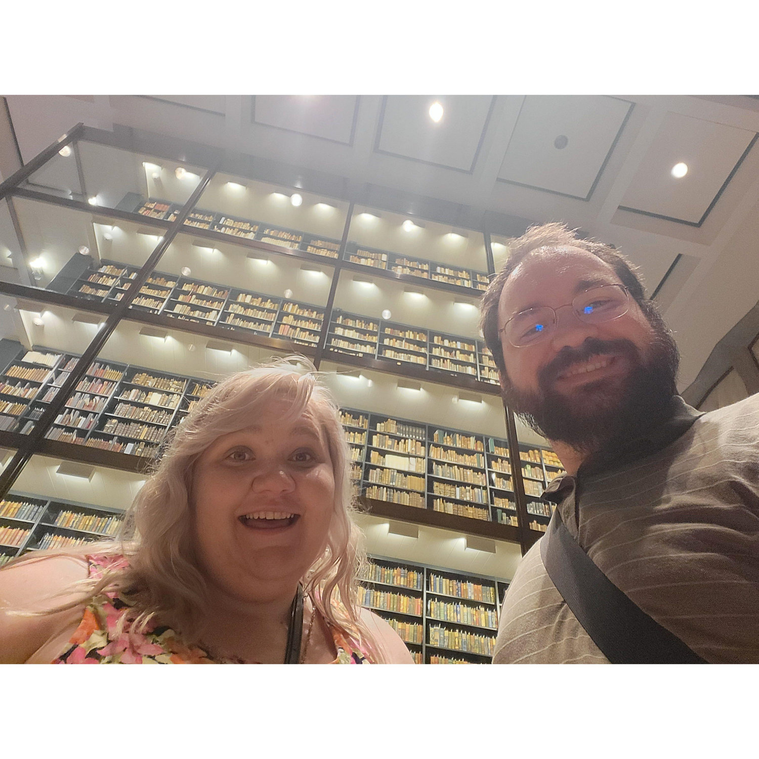 Yale Library with so many rare and one of kind books!