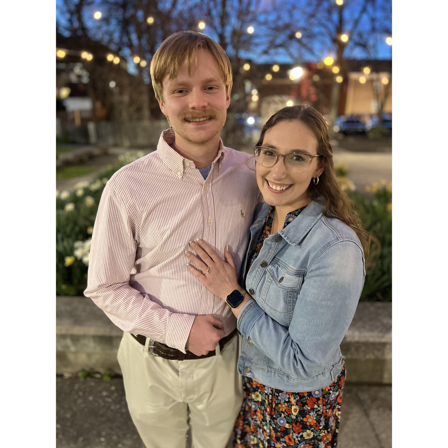 The day Brandon proposed!