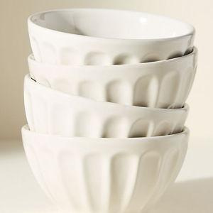 The Latte Stoneware Cereal Bowls, Set of 4: Amelie Edition