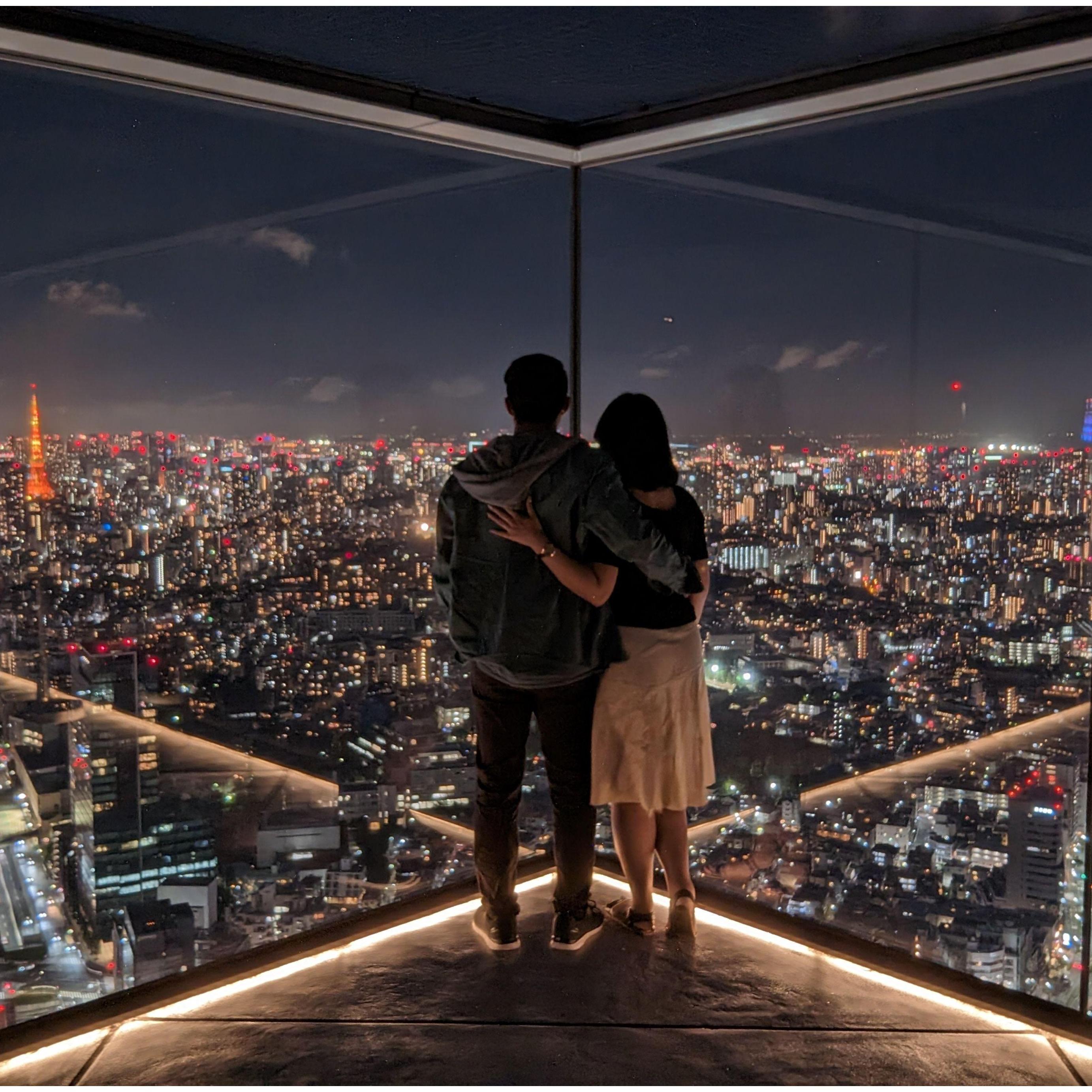 That time we got to see the most beautiful nighttime view of Tokyo!