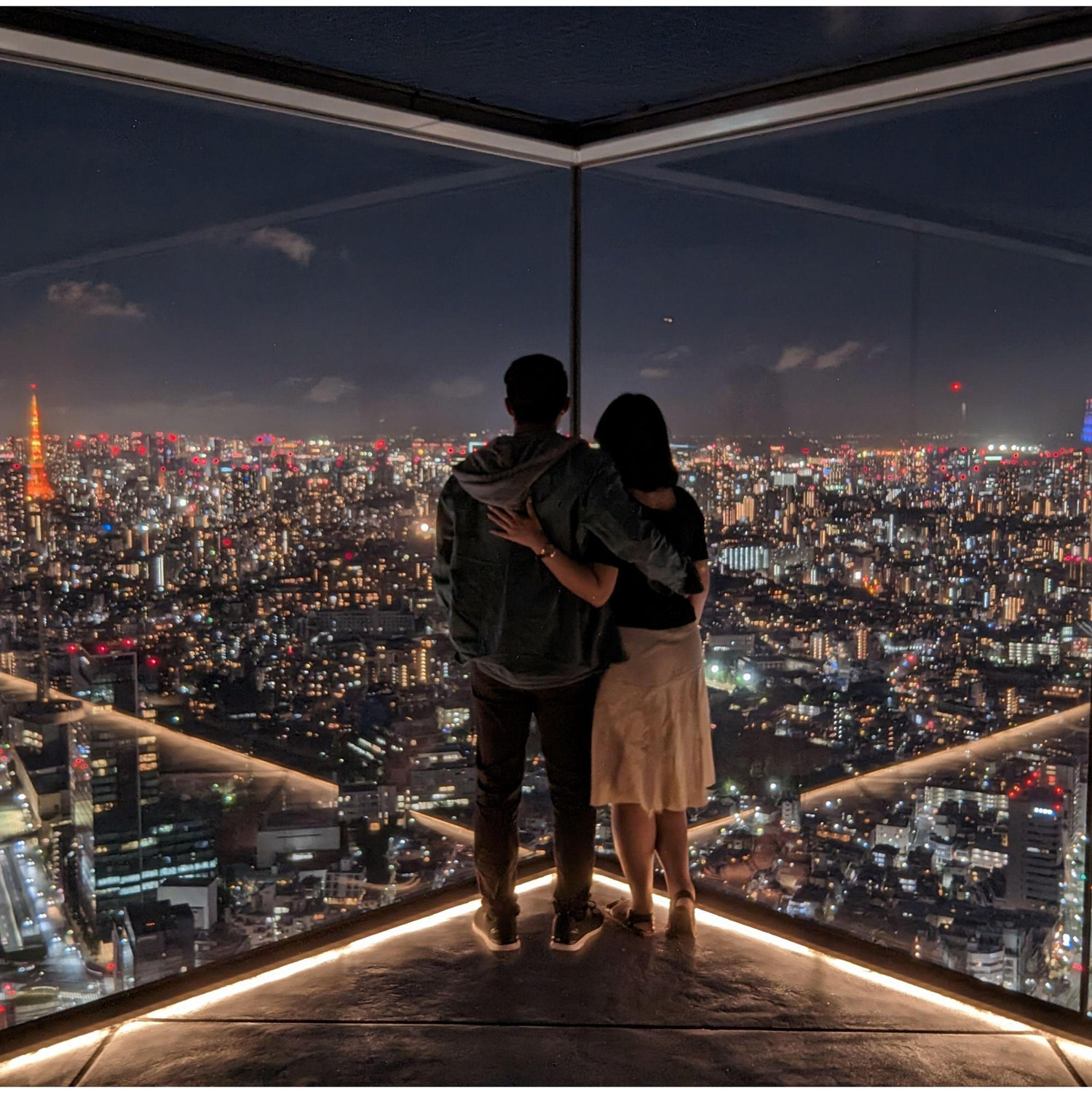 That time we got to see the most beautiful nighttime view of Tokyo!