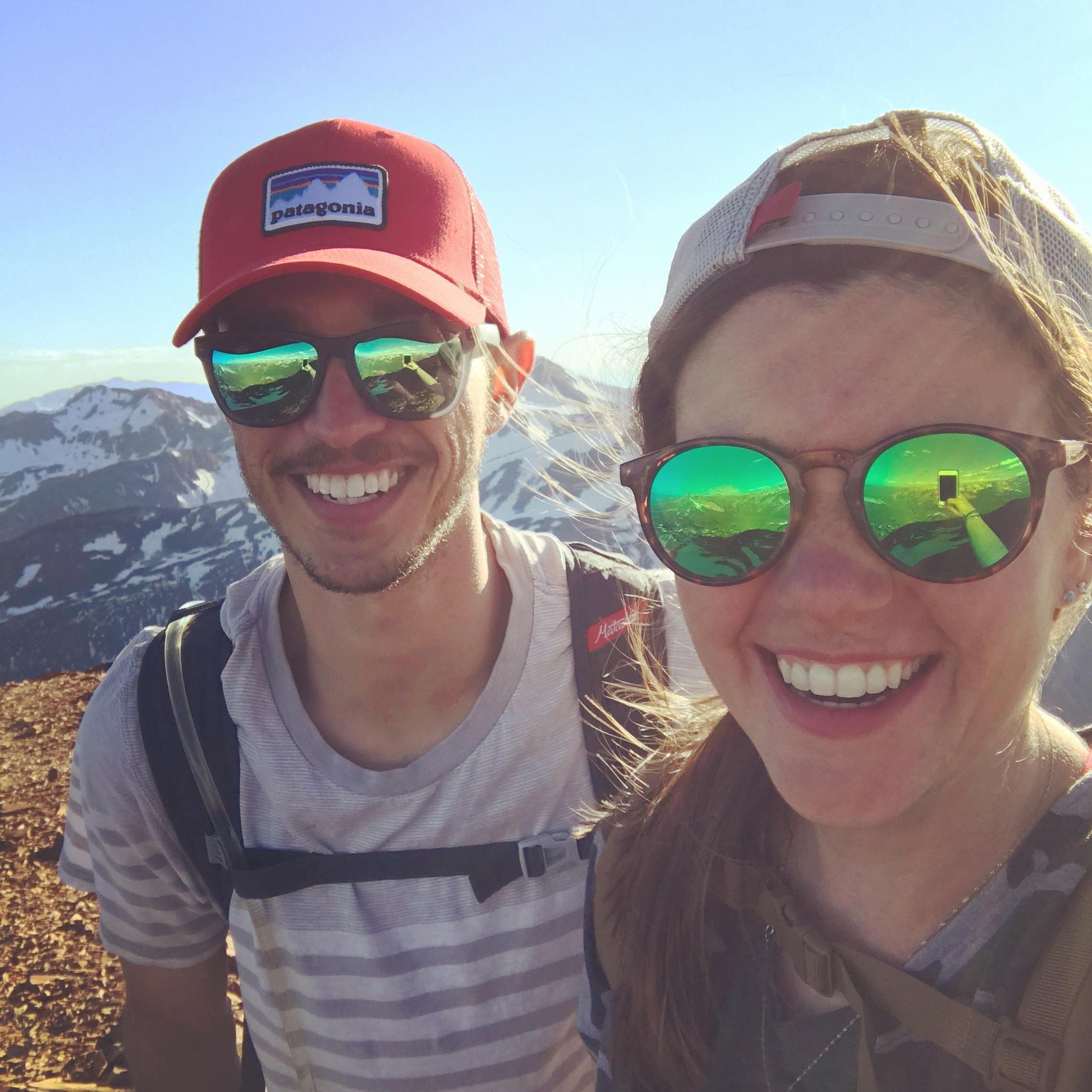 At the top of Cinnamon Peak. Created Butte, Colorado 2018