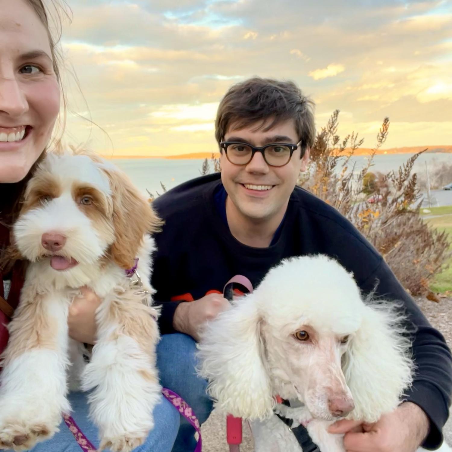 Together in Portland, Maine late 2024. We’d come back a few months later to get engaged.