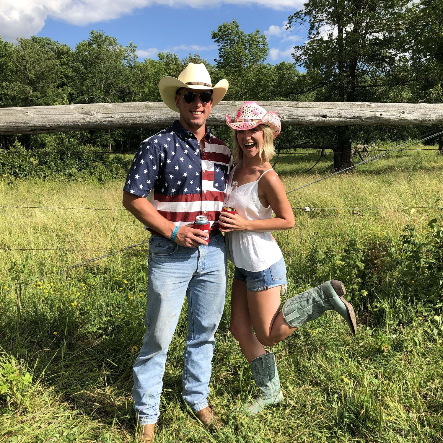 Our first time at the Effie Rodeo together - yeehaw!