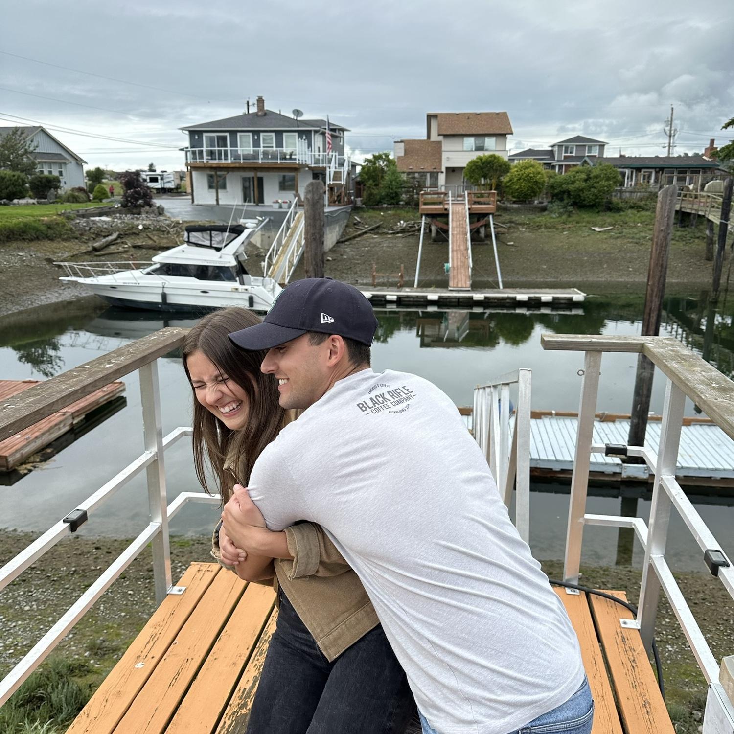 Bo trying to push me in