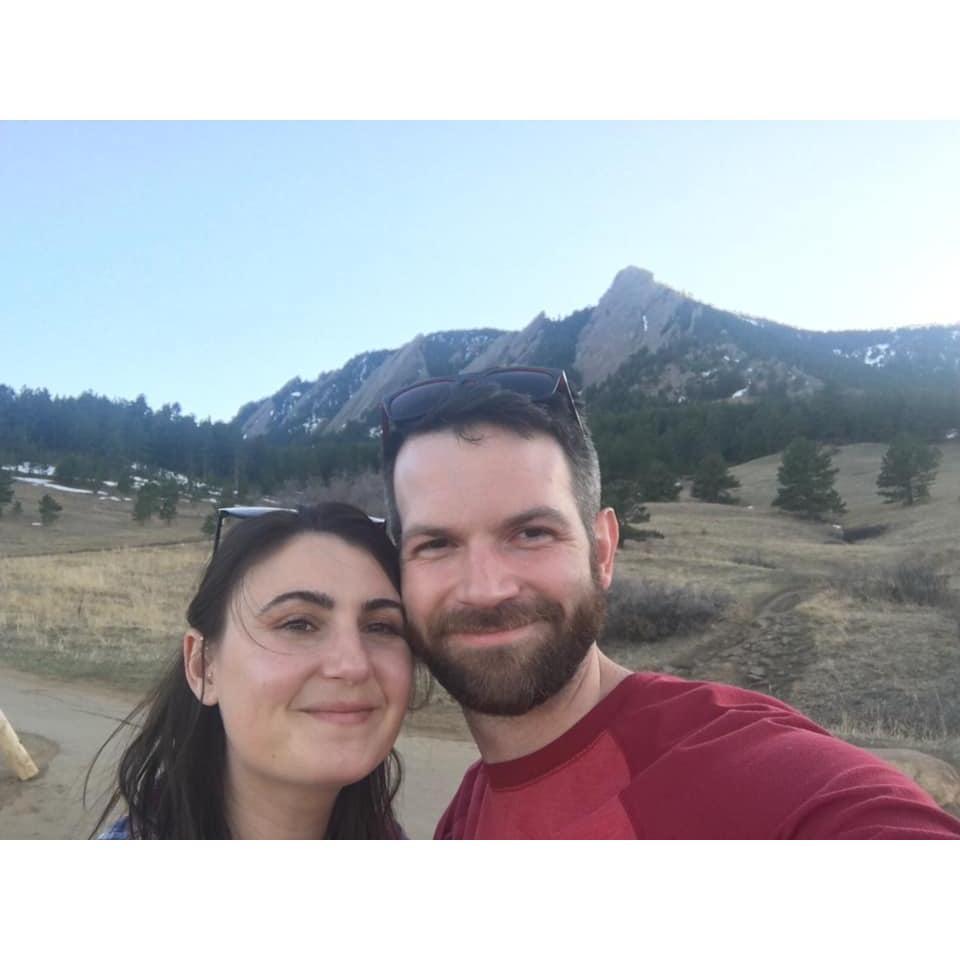 Enjoying the Colorado scenery on a trip that Phillip surprised April with for her 30th birthday.