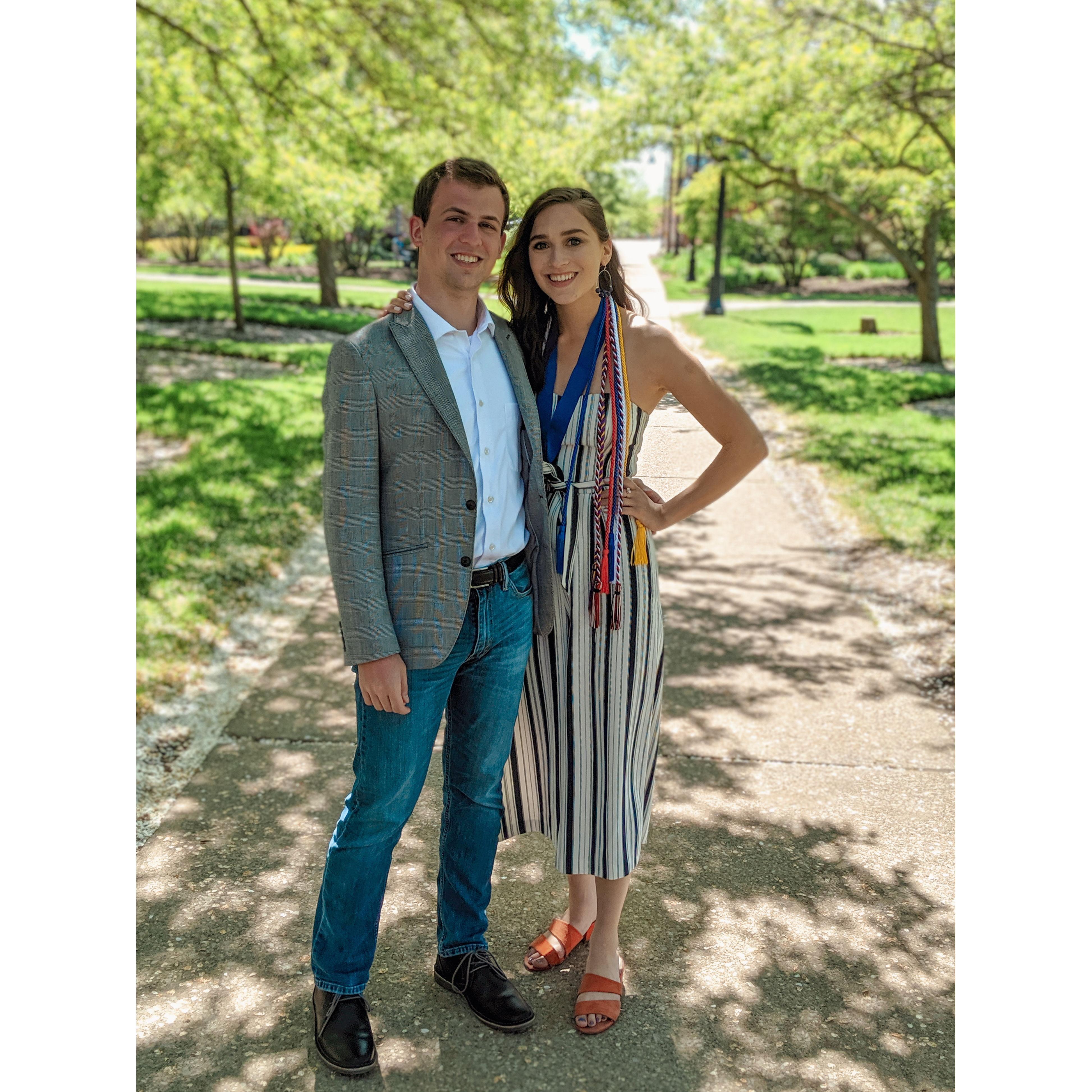 Elizabeth's graduation from Kent State University