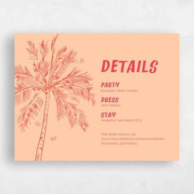Orange Destination Wedding Enclosure - Ocaso