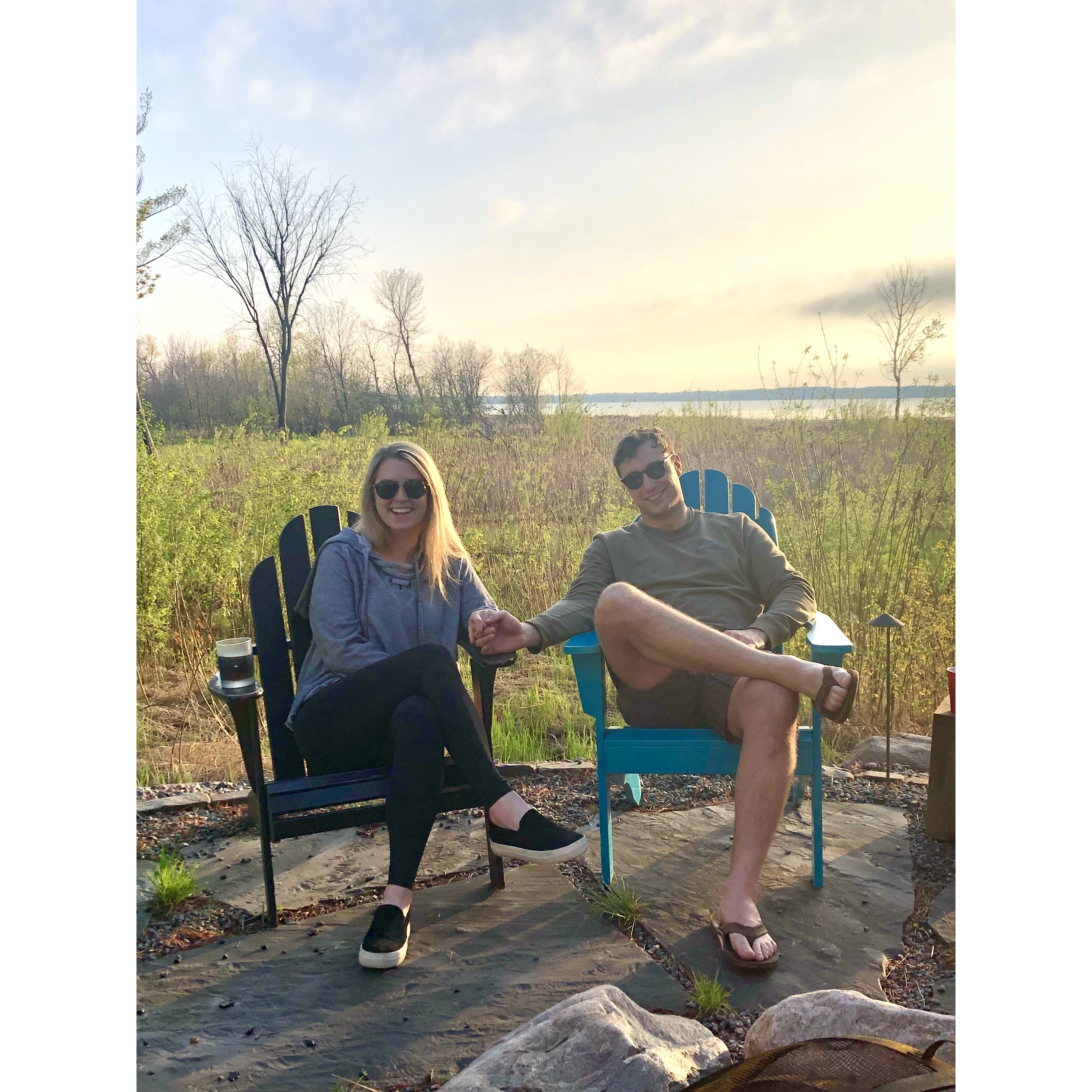 Up at the lake in Minnesota