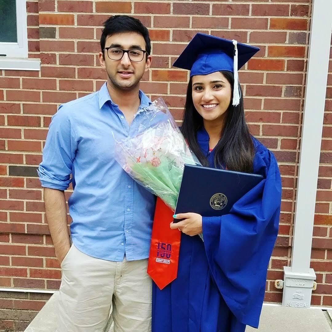 Priyanka's graduation from UIUC- May 2018