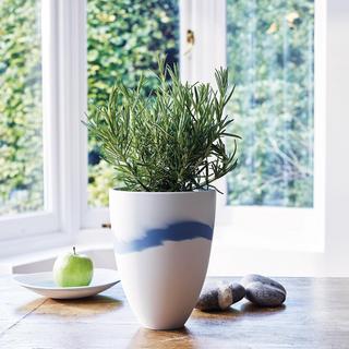 Blue Pebble Vase