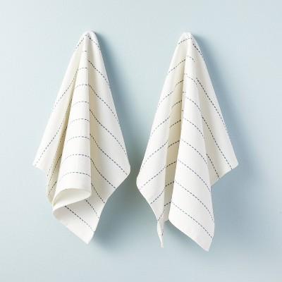 2ct Pick Stitch Kitchen Towel Set - Hearth & Hand™ with Magnolia
