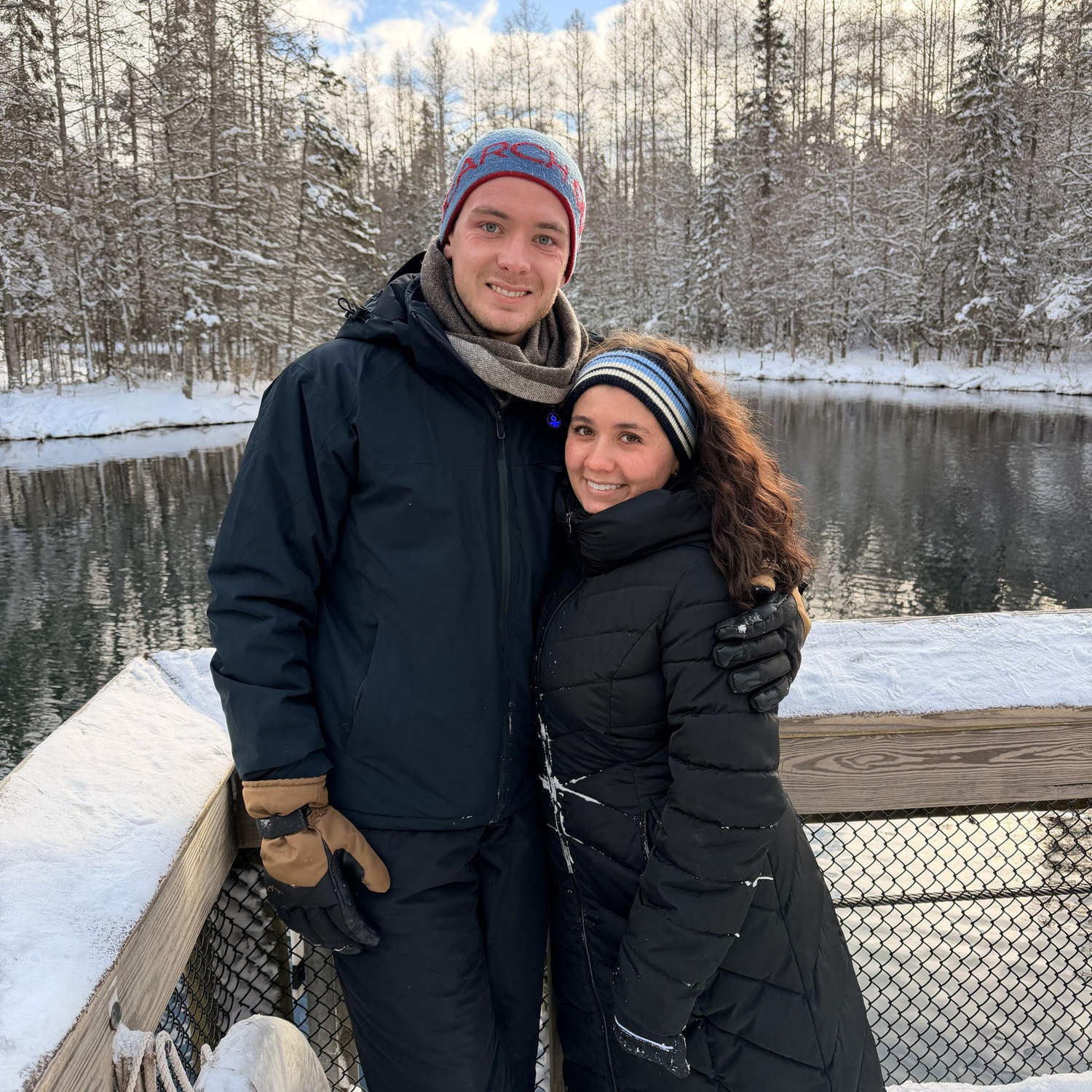 Winter in the U.P.! Had to stop by Kitch-iti-kipi.