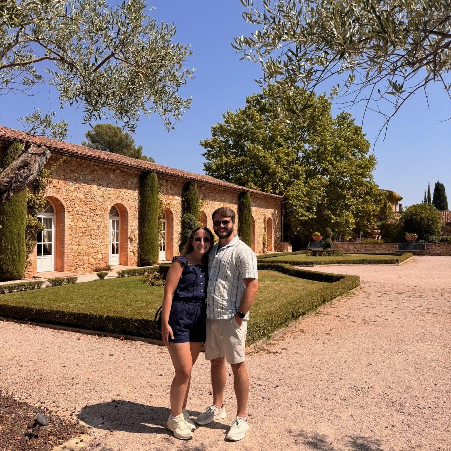 In France at our favorite winery