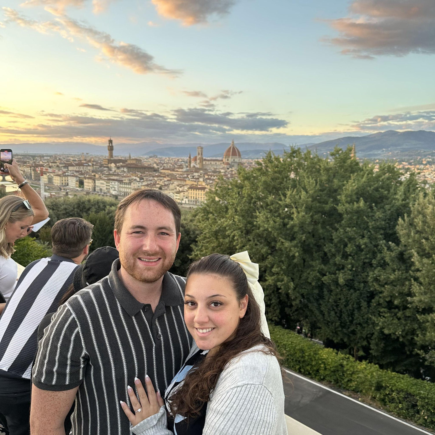 Overlooking the beautiful city of Florence
