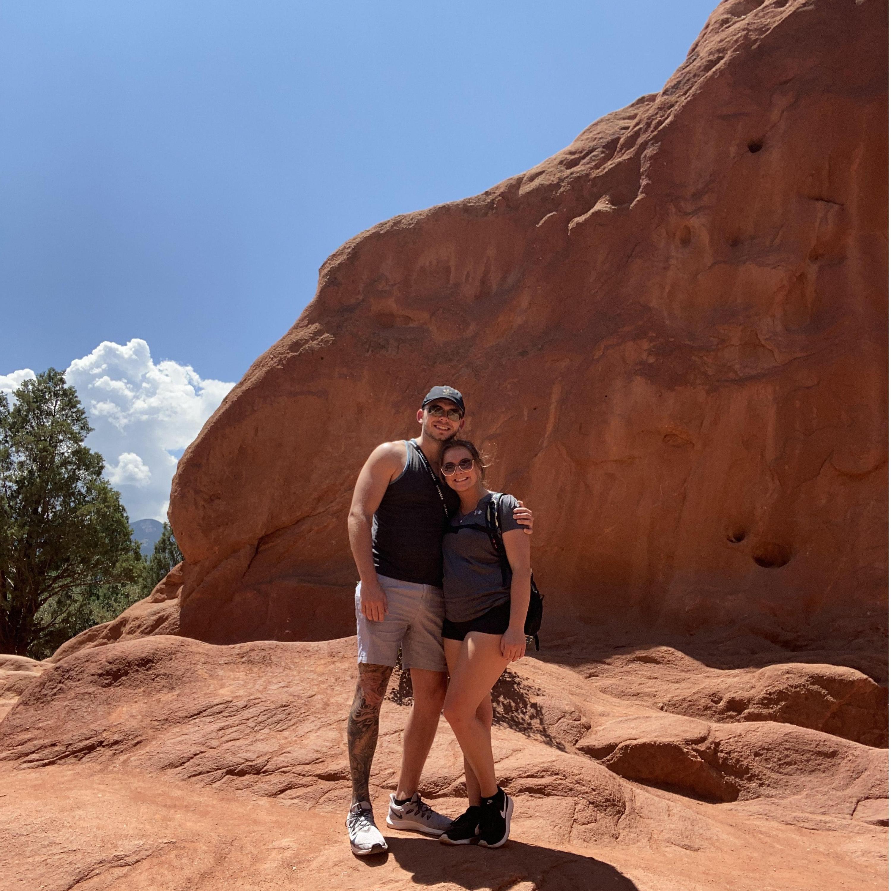 When we did a road trip to Colorado and explored after we first started dating.