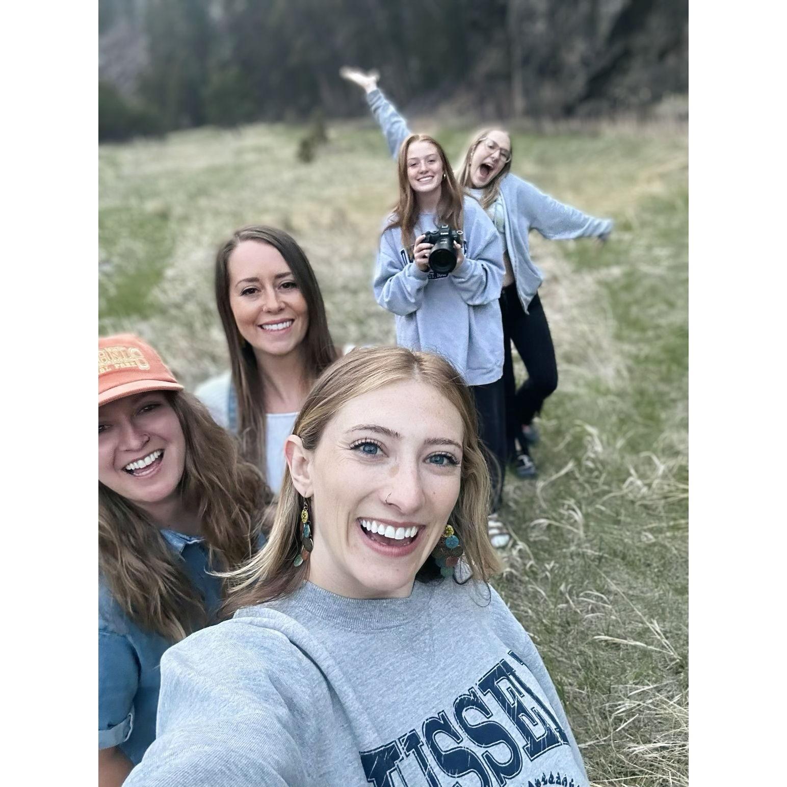 Our crew behind the scenes who helped us make it happen! Skylar, Lillie, Sophia.