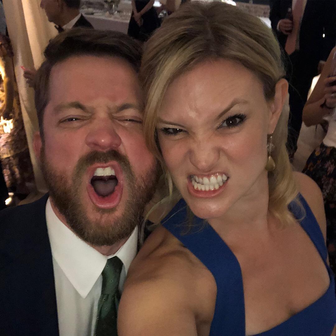 Not having fun at our friends' wedding in Charleston