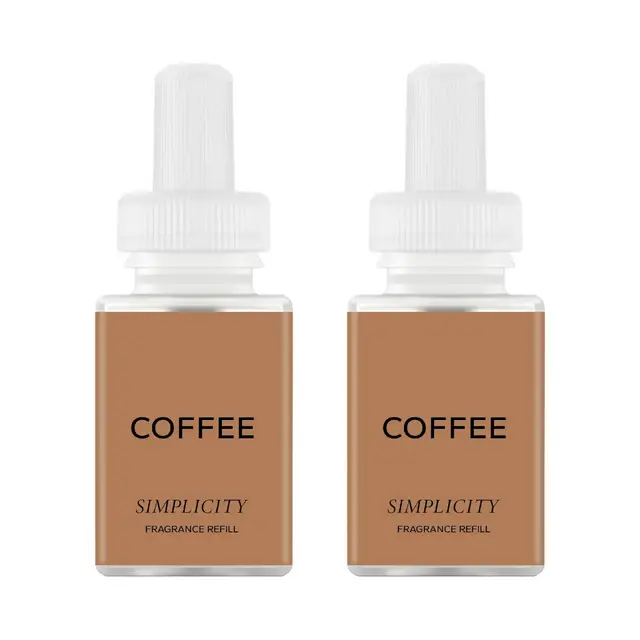 Simplicity by Pura Coffee 2pk Smart Vial Fragrance Refills: Safe, Ethically Sourced
