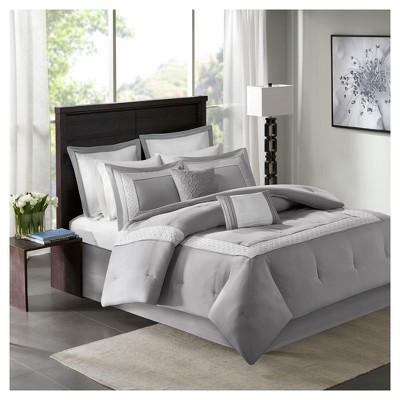 Heritage 8 Piece Comforter Bedding Set with Bedskirt