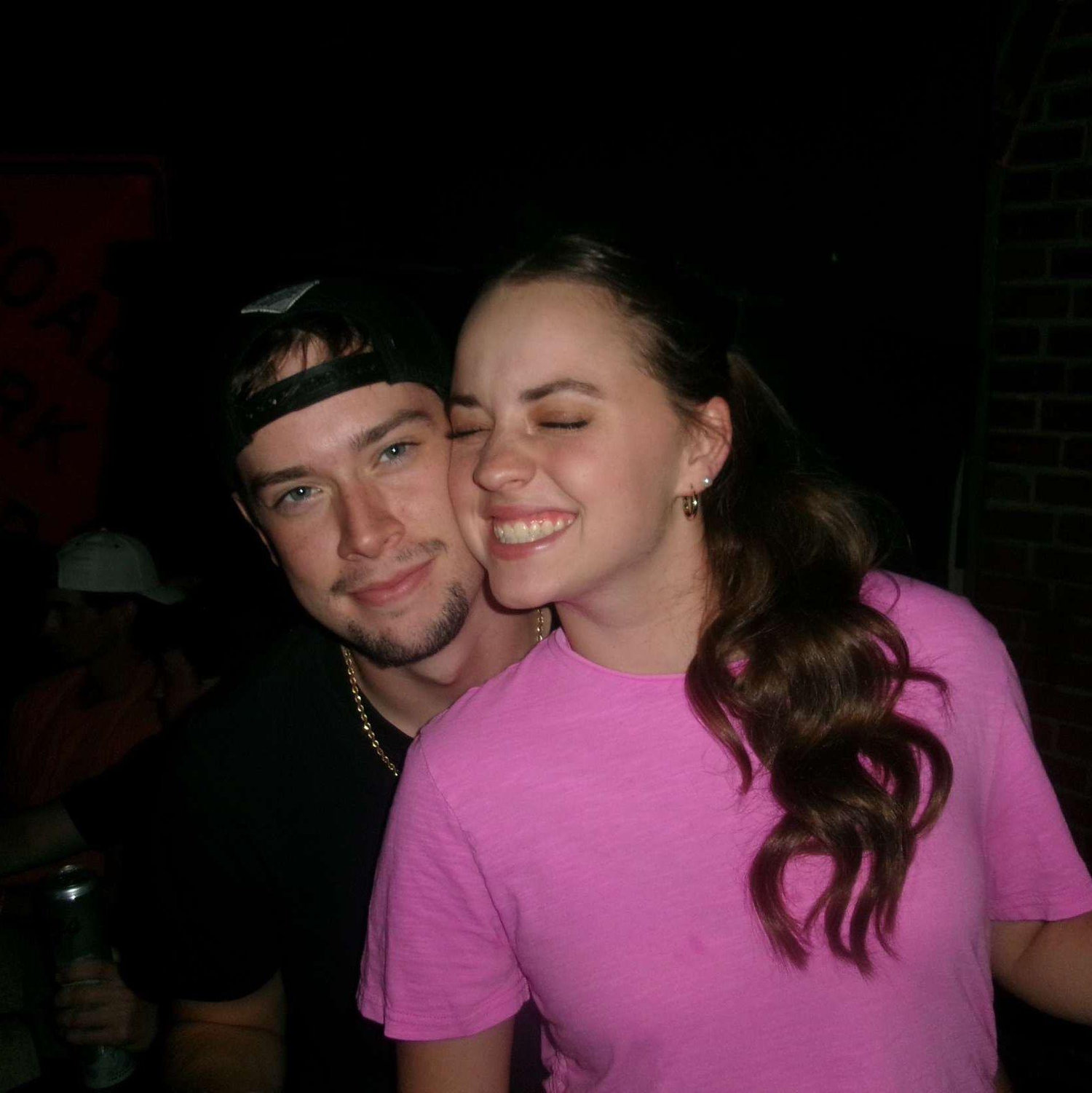 A pic we'll show our kids and say, "this was mom and dad in college!"