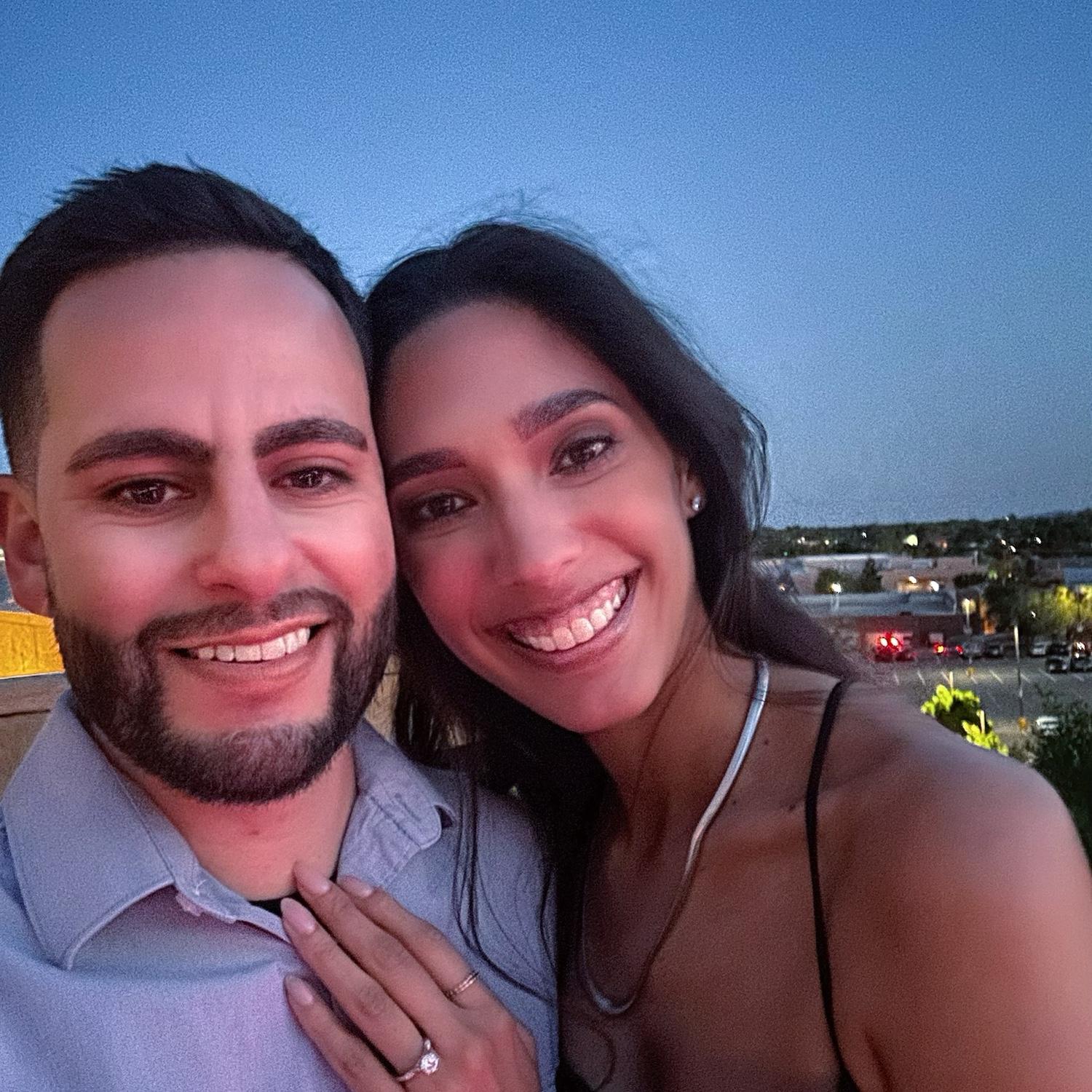 The day we got engaged 🩷