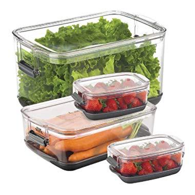 Youngever 18 Pack 1/2 Cup Small Food Containers with Lids, 4 oz Mini Food Storage Containers, Condiment, and Sauce Containers, 9 Assorted Colors