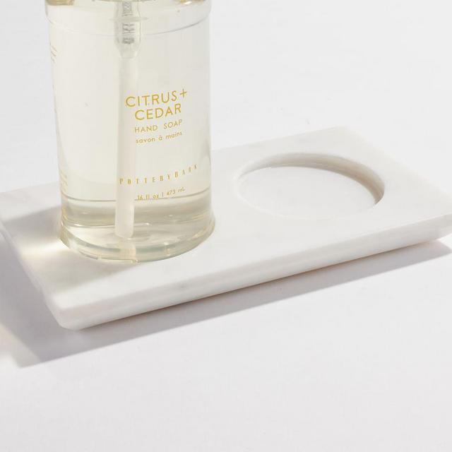Marble Dish & Hand Soap Caddy