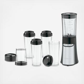 SmartPower Compact Portable 32 Oz Blender/Chopping System Plus 4 16 Oz Travel Cups