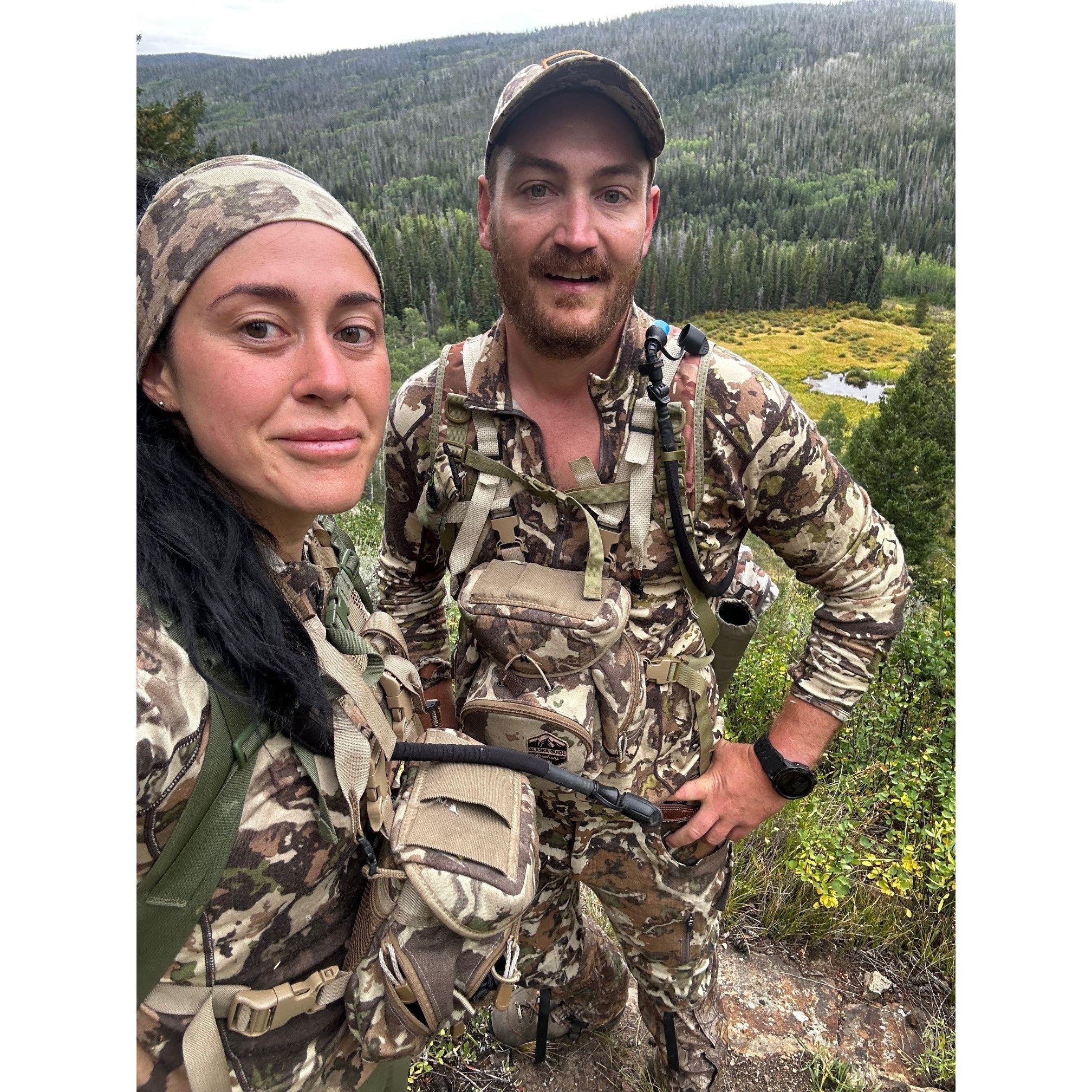 Post death climb in our hunting valley in the Arapaho National Forest