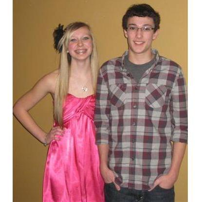 First picture together for Winter Homecoming Dance!
