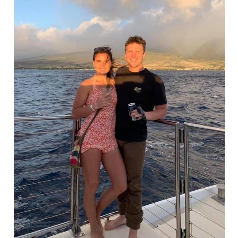 Whale watching on our last night in Hawaii