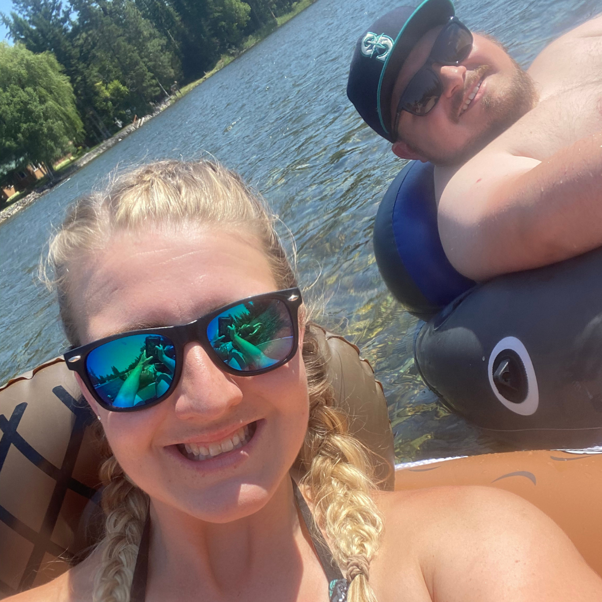 Floating the river