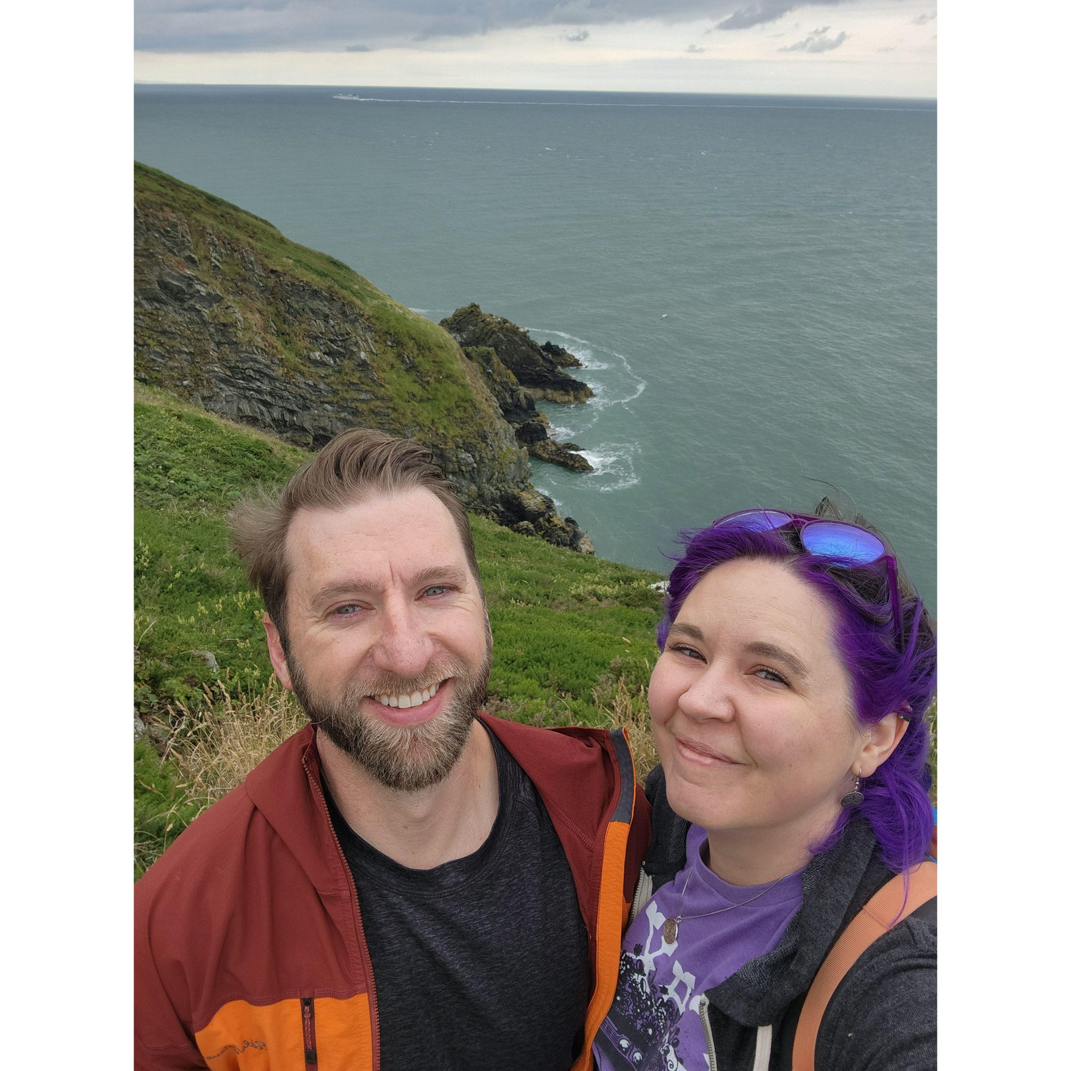 Hiking the cliffs of Howth, Ireland