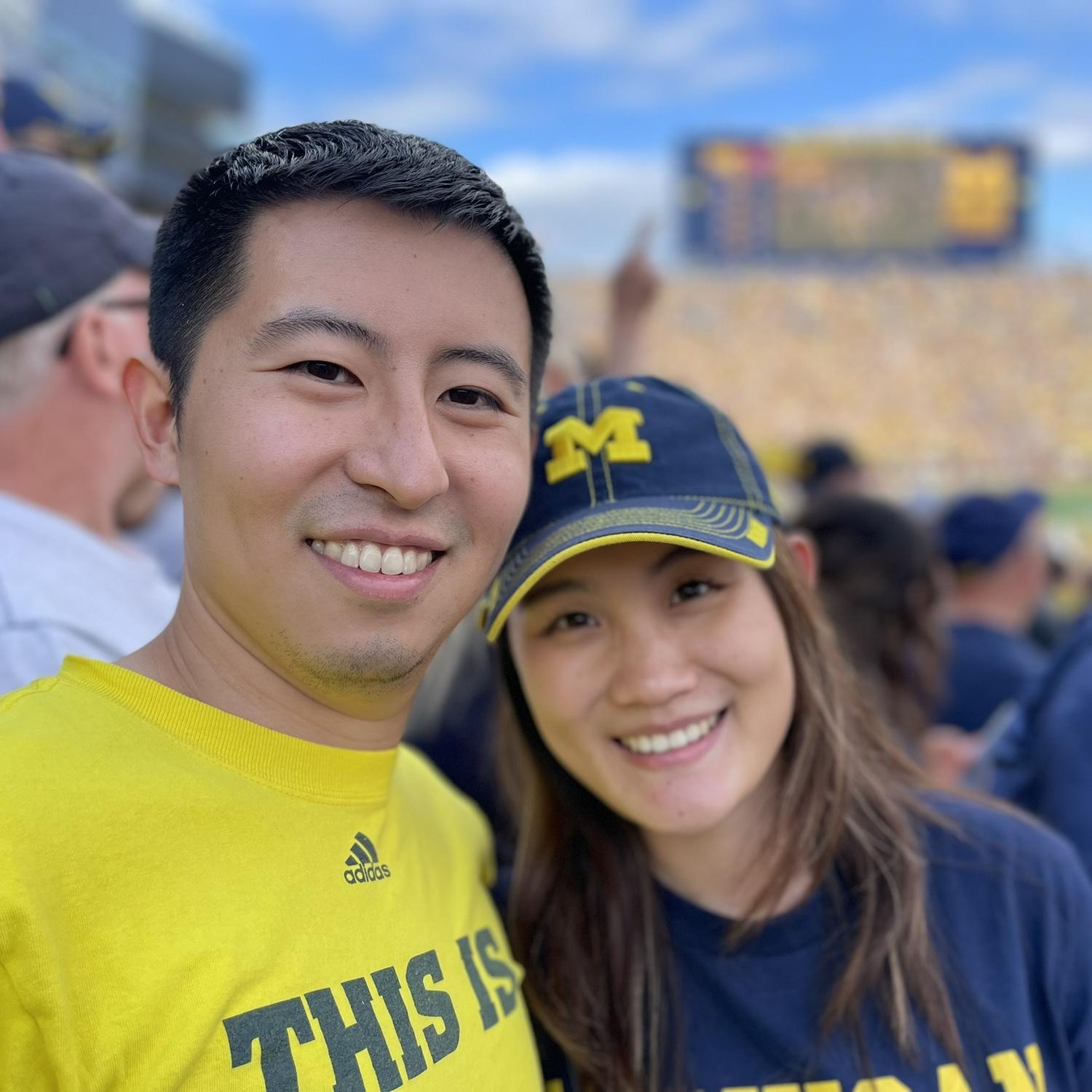 Another Michigan football game in September 2023 - Michigan won the championship that season! 2023 年 9 月, 另一场密歇根大学橄榄球比赛, 密歇根队赢得了本赛季的冠军。