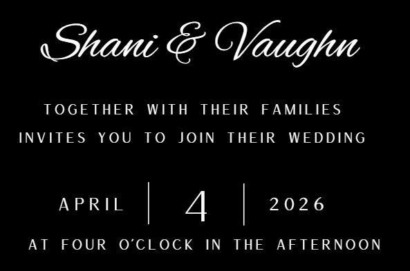 The Wedding Website of Shani Denise and Vaughn Elliott