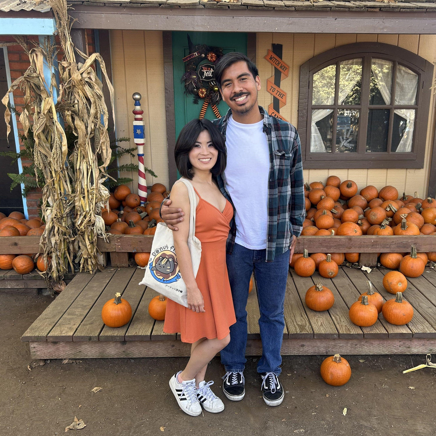 Enjoying fall season as a couple