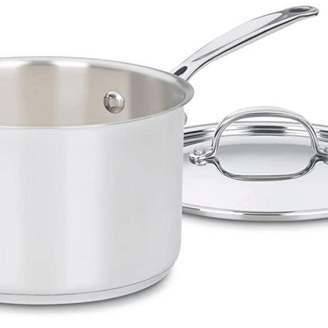 Cuisinart 7194-20 Chef's Classic Stainless 4-Quart Saucepan with Cover