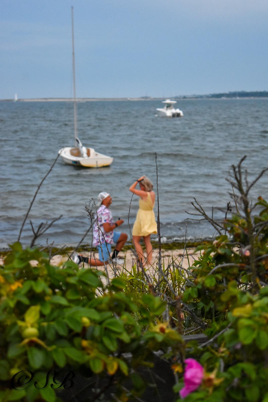 June 2021 in Cape Cod, MA where Brendan proposed on the beach in-front of her entire family while on their family vacation.